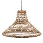 Lampadario DKD Home Decor Marrone Rattan 50 W (56 x 56 x 34 cm)