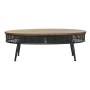 Tavolo aggiuntivo DKD Home Decor Abete Nero Metallo Marrone 120 x 58 x 42 cm