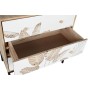 Cassettiera DKD Home Decor Naturale Nero Metallo Bianco Legno di mango Tropicale (75 x 40 x 80 cm)