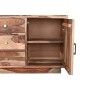 Stand Espositore DKD Home Decor Cristallo Legno d'albero della gomma (100 x 42 x 190 cm)