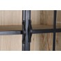 Scaffale DKD Home Decor Naturale Nero Metallo Legno di mango (170 x 45 x 200 cm)