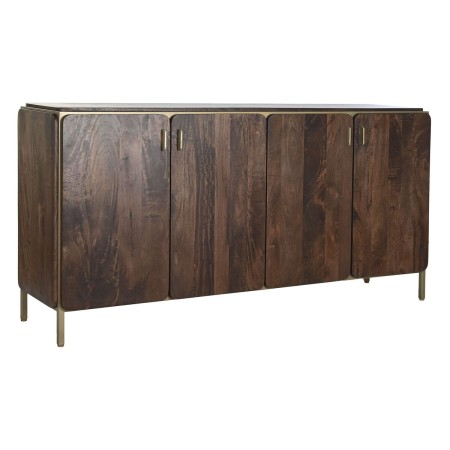 Credenza DKD Home Decor Marrone Acciaio Legno di mango (160 x 40 x 81 cm)