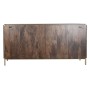 Credenza DKD Home Decor Marrone Acciaio Legno di mango (160 x 40 x 81 cm)