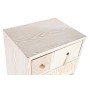 Cassettiera DKD Home Decor Abete Naturale Cotone Bianco (48 x 35 x 89 cm)