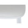 Sedia da Sala da Pranzo DKD Home Decor Bianco Poliuretano polipropilene (51,5 x 44,5 x 81 cm)