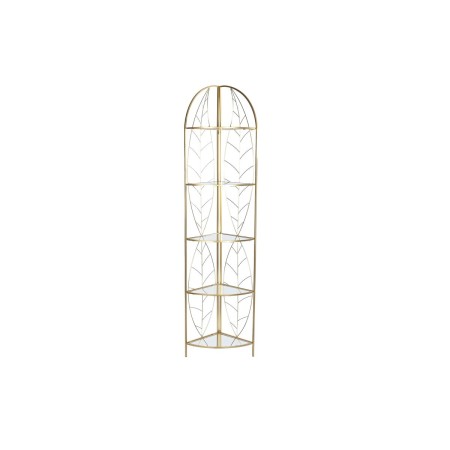 Scaffale DKD Home Decor Specchio Dorato Metallo (33 x 33 x 181,5 cm)