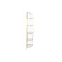 Scaffale DKD Home Decor Specchio Dorato Metallo (33 x 33 x 181,5 cm)