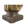 Vaso DKD Home Decor Fibra di Vetro Dorato Buddha Orientale (25 x 25 x 36 cm)