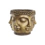 Vaso DKD Home Decor Dorato Legno Buddha Orientale (34 x 34 x 30 cm)