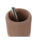 Scopino per il Bagno DKD Home Decor Cemento Terracotta Acciaio inossidabile (11 X 11 X 36,5 CM)