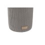 Scopino per il Bagno DKD Home Decor Grigio Cemento Acciaio inossidabile (10 x 10 x 36 cm)