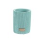 Bicchiere DKD Home Decor Cemento Verde (8 x 8 x 10 cm)