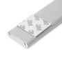 Emuca Luminaria LED Kaus ricaricabile tramite usb e con sensore switch, L 600 mm, Anodizzato opaco, Tecnoplastica e Alluminio