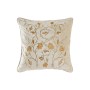 Cuscino DKD Home Decor Dorato Poliestere Fiori (45 x 10 x 45 cm)