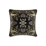 Cuscino DKD Home Decor Nero Dorato Poliestere Arabo (45 x 10 x 45 cm)