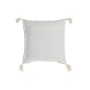 Cuscino DKD Home Decor Azzurro Poliestere Cotone Arabo Frange (45 x 10 x 45 cm)