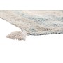 Tappeto DKD Home Decor Finitura invecchiata Azzurro Cotone Arabo Frange (160 x 230 x 1 cm)