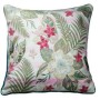 Fodera per cuscino DKD Home Decor Rosa Verde Tropicale (60 x 1 x 40 cm)