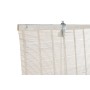 Store a rullo DKD Home Decor Verniciato Bianco Bambù (120 x 2 x 230 cm)