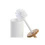 Scopino per il Bagno DKD Home Decor Naturale Bianco Bambù polipropilene (9 x 9 x 35,5 cm)