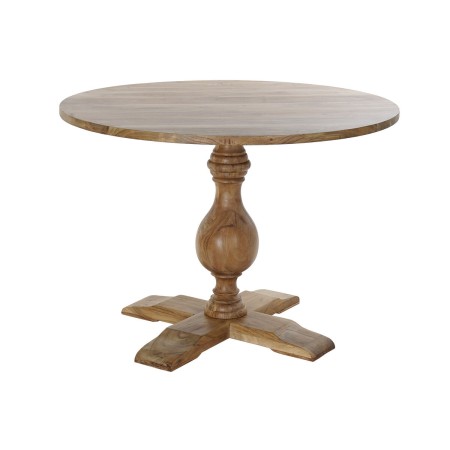 Tavolo da Pranzo DKD Home Decor Marrone Legno di acacia (130 x 130 x 75 cm)