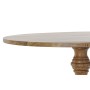 Tavolo da Pranzo DKD Home Decor Marrone Legno di acacia (130 x 130 x 75 cm)