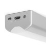 Emuca Luce LED Rigel ricaricabile via USB per l'interno dei cassetti con sensore di vibrazione, 1 W, Plastica, Verniciato allumi