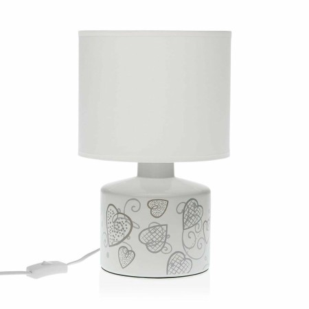 Lampada da tavolo Versa Cozy Cuori Ceramica (22,5 x 35 x 22,5 cm)