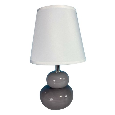 Lampada da tavolo Versa Grigio Ceramica Tessile (15 x 22,5 x 9,5 cm)