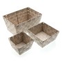 Cestino Multiuso Versa Beige (14 x 9 x 14 cm)