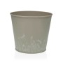 Vaso Versa Zink Grigio Metallo (16 cm)