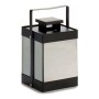 Torcia a LED Nero Metallo Specchio 10 (12,5 x 18,5 x 12,5 cm)