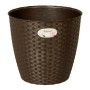 Vaso 73452 Plastica Cioccolato (14 x 12,5 x 14 cm) (14 x 13 x 14 cm)