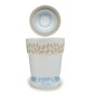 Vaso Cloe Bianco Plastica (29 x 29 x 29 cm)