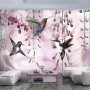 Carta da parati - Flying Hummingbirds (Pink)