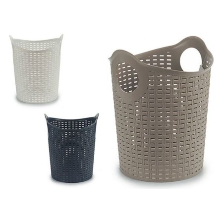 Bacinella in Plastica Multiuso Rattan Plastica MD (35 x 28 x 28 cm)