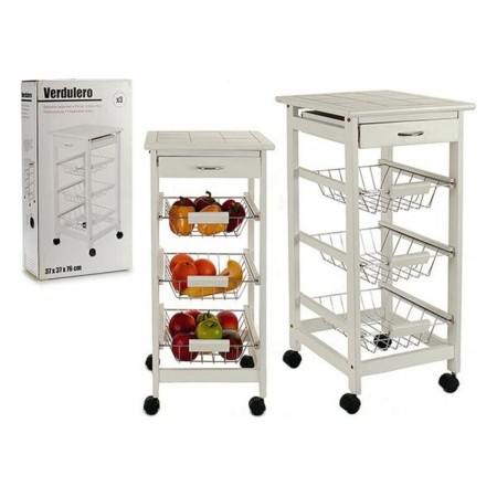 Carrello per Verdure Stand a 3 piani (37 x 76 x 37 cm)