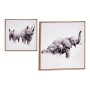 Quadro animali Con cornice Legno Marrone Truciolare (31 x 2 x 31 cm) (31 x 2 x 31 cm)