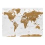 Carta da parati - World Map: White Oceans