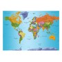 Carta da parati - World Map: Colourful Geography