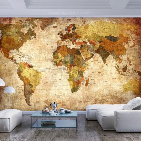 Carta da parati - Old World Map