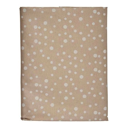 Tovaglia Jacquard Pois Beige (140 x 180 cm)