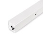 Emuca Gambe quadrate e struttura per tavolo, 50x50mm, 1.150x750, Verniciato bianco, Acciaio, 1 u.