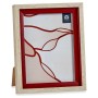 Cornice Portafoto S3609086 Rosso Marrone Cristallo Legno Plastica (18,8 x 2 x 24 cm)