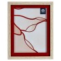 Cornice Portafoto S3609086 Rosso Marrone Cristallo Legno Plastica (18,8 x 2 x 24 cm)