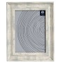 Cornice Portafoto Grigio Cristallo Legno Plastica (21 x 2 x 26 cm)