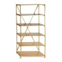 Scaffale Dorato Metallo (36 x 192 x 86 cm)