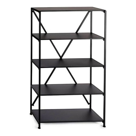 Scaffale Nero Metallo (36 x 156 x 86 cm)