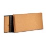 Scatola Decorativa Marrone Pieghevole MDF Sughero (36 x 36 x 72 cm)