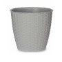 Vaso Grigio Plastica (19 x 17,5 x 19 cm)